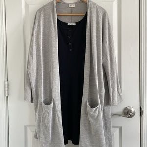 Midi dress & cardigan